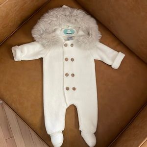 Real Fur Baby Jumpsuit- Pangasa
